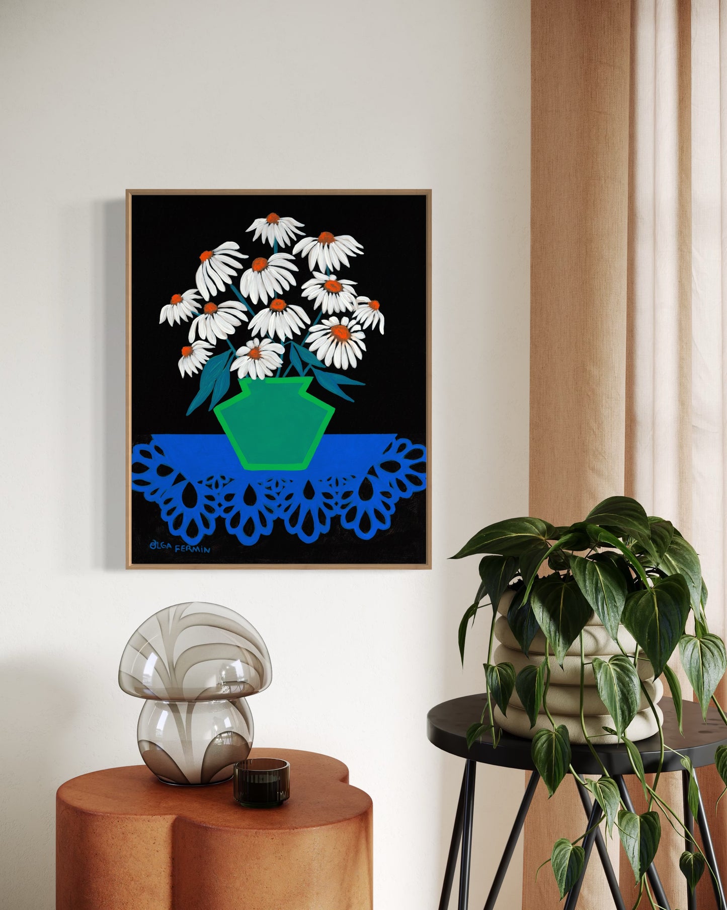 “A BOUQUET OF INFINITE POSSIBILITIES (20”x16” FRAMED ORIGINAL PAINTING)