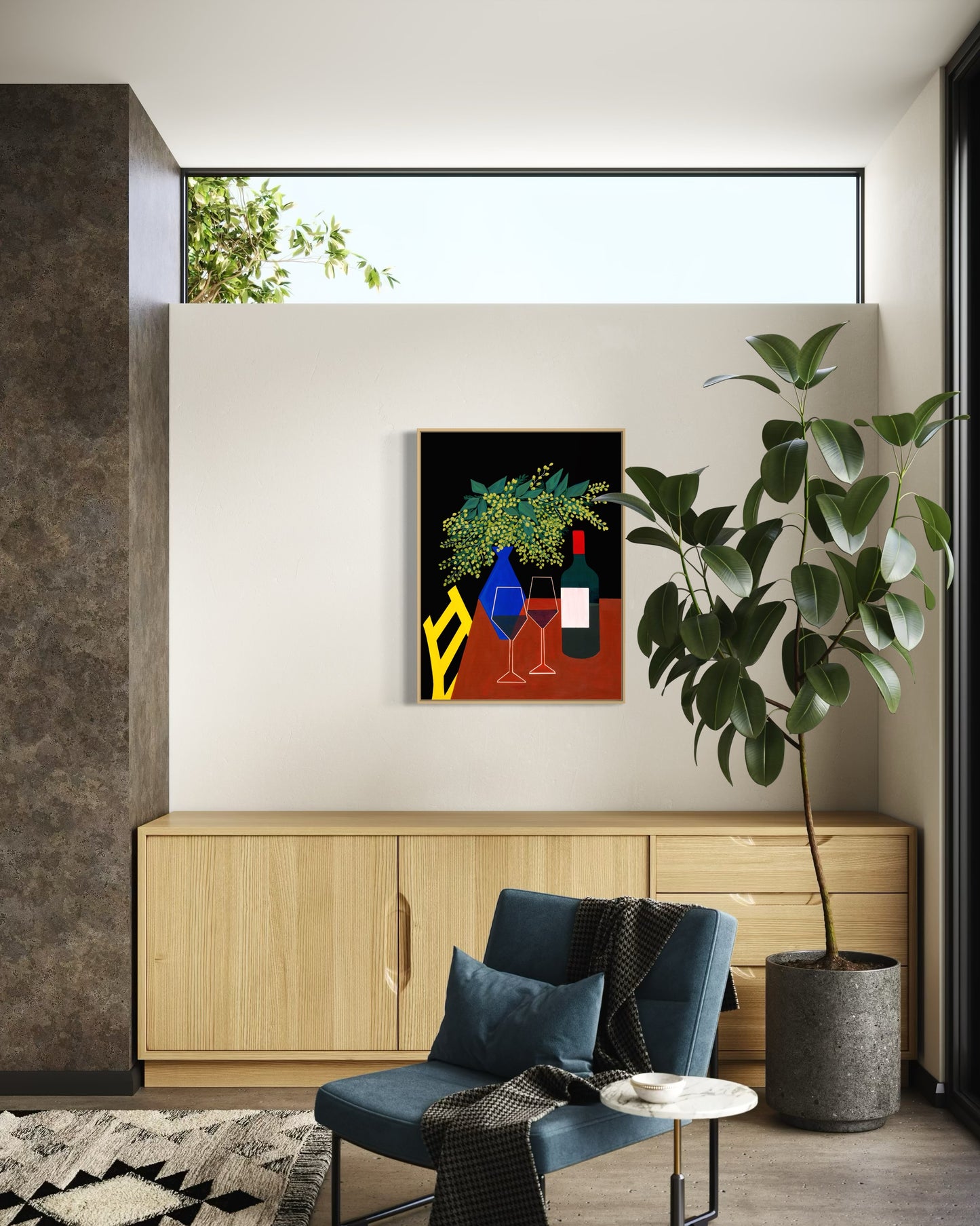“First Night in Italy (18x24 Framed original painting)